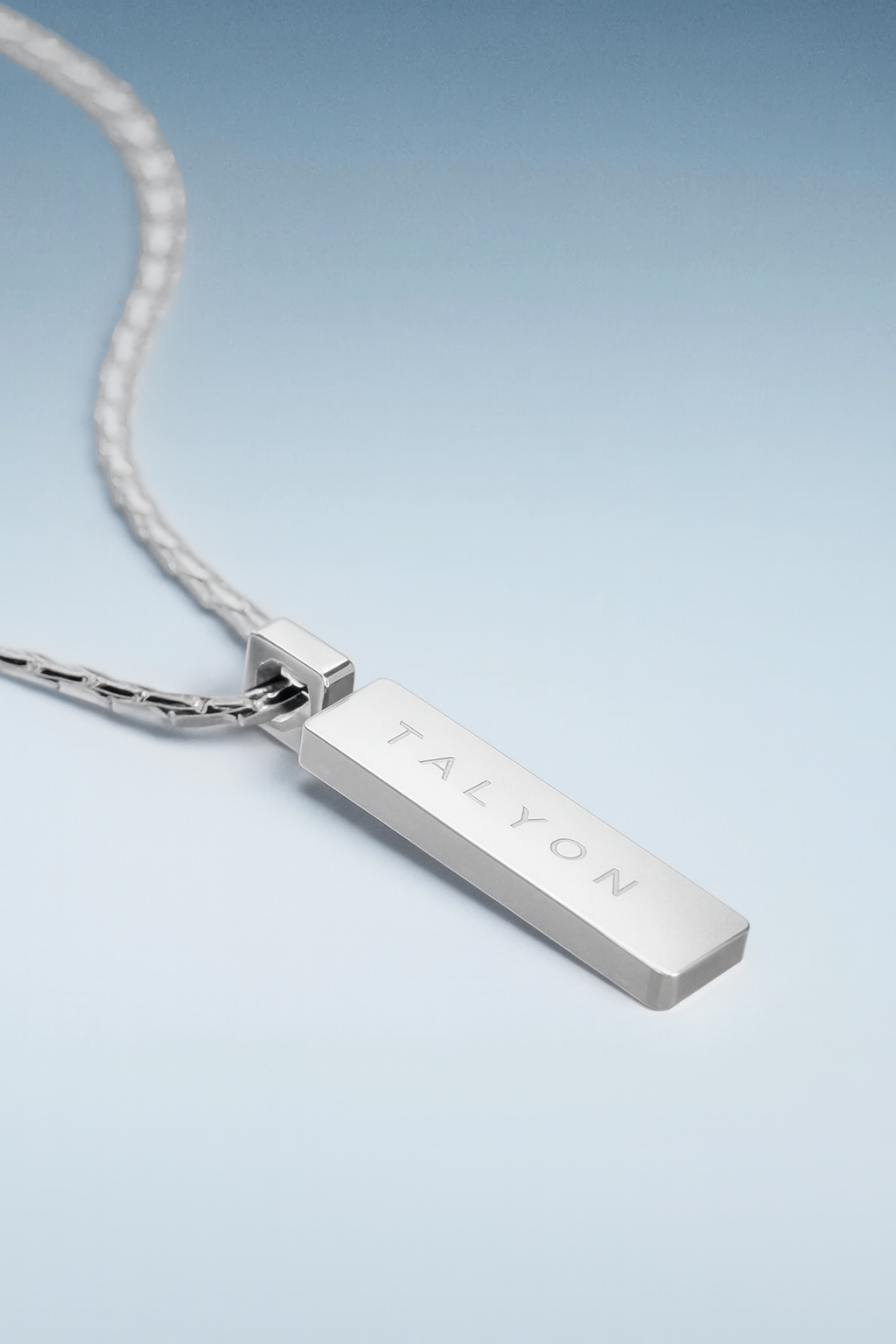 שרשרת לגבר - WIRE PENDANT NECKLACE