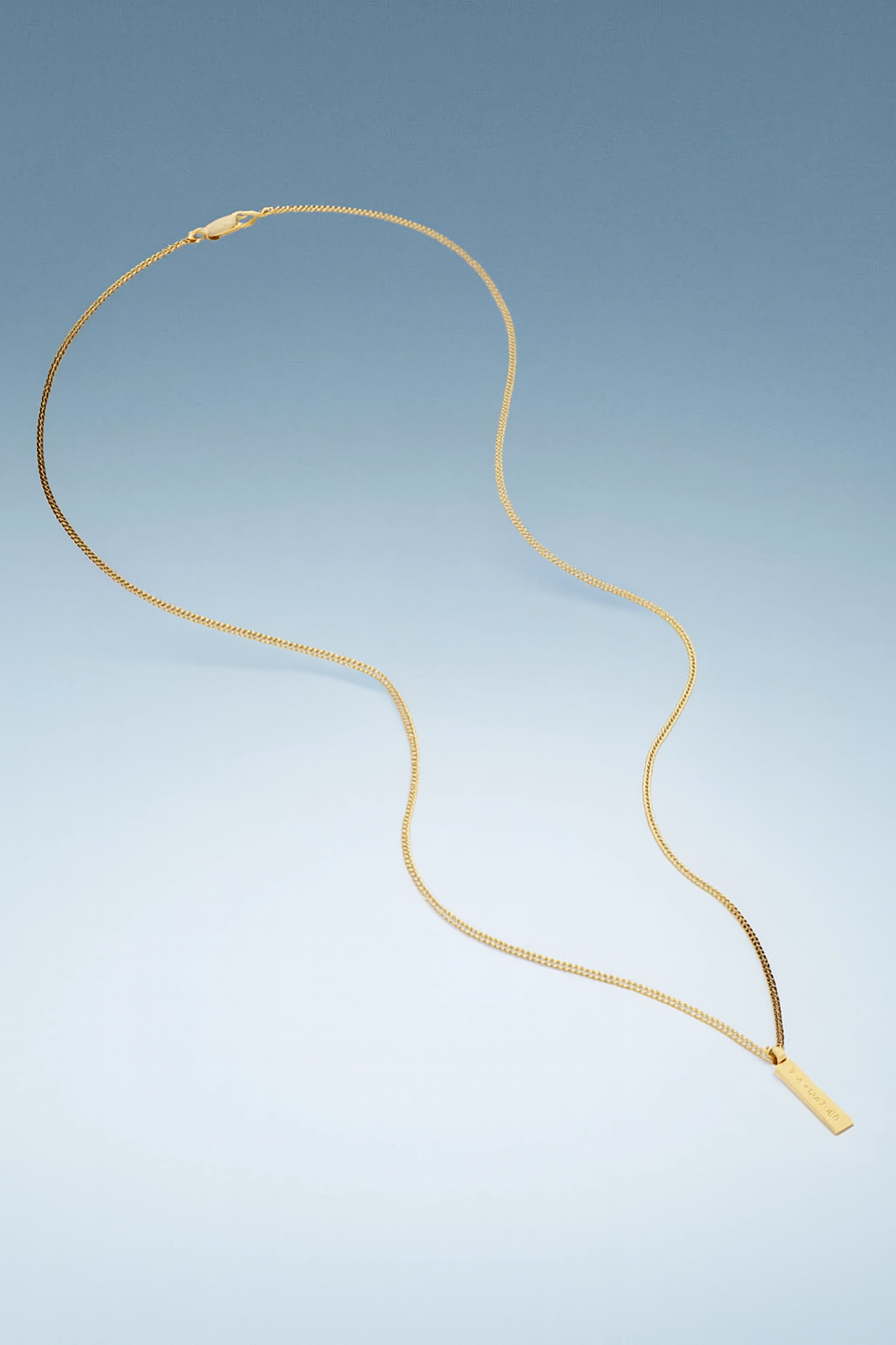 שרשרת לגבר - MINIMAL PENDANT NECKLACE