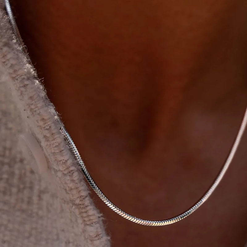 שרשרת לגבר - SQUARE CHAIN NECKLACE