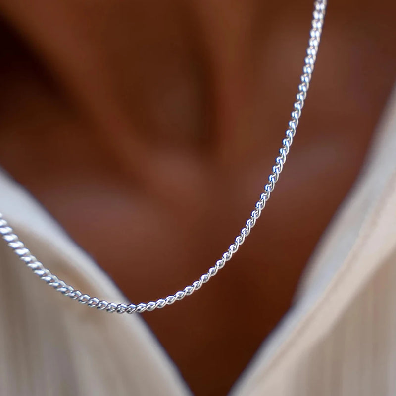 שרשרת לגבר - MINIMAL CHAIN NECKLACE