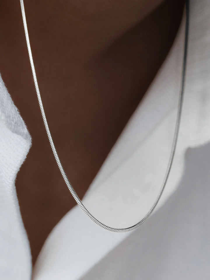 שרשרת לגבר - SQUARE CHAIN NECKLACE