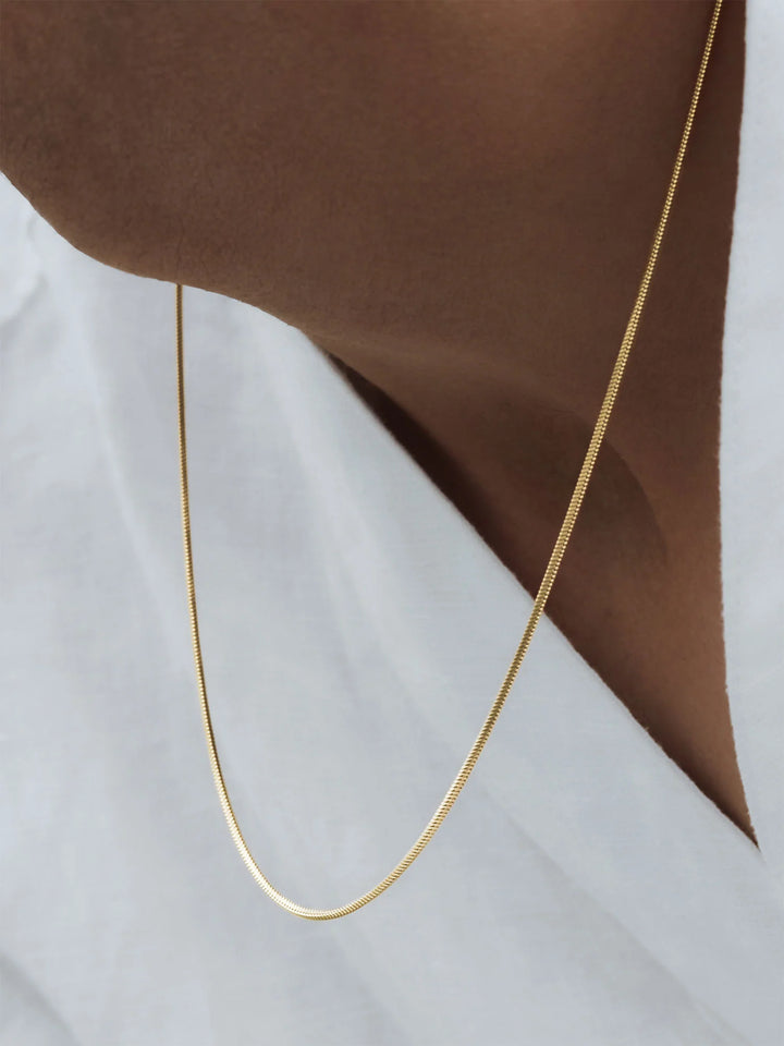 שרשרת לגבר - SQUARE CHAIN NECKLACE