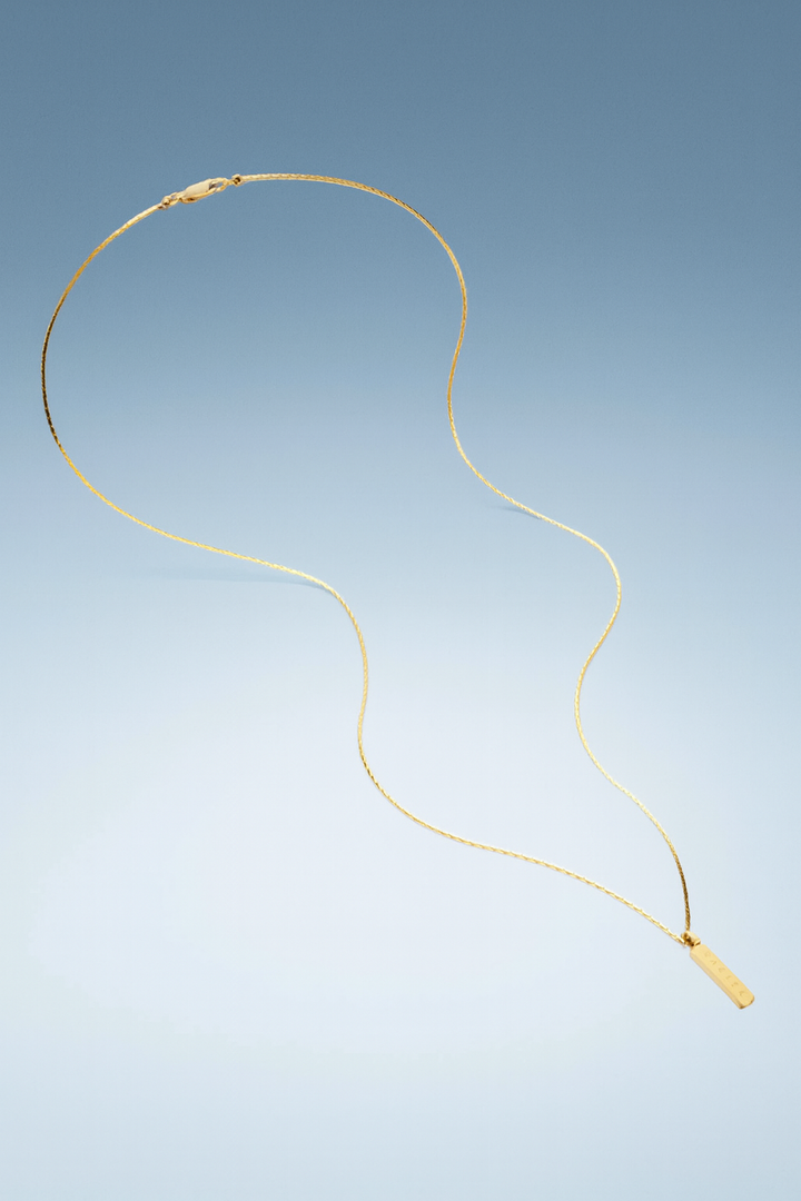 שרשרת לגבר - WIRE PENDANT NECKLACE