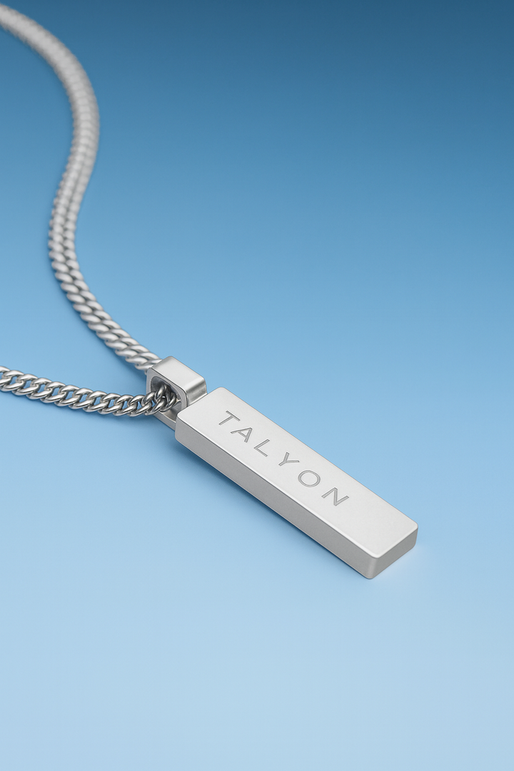 שרשרת לגבר - MINIMAL PENDANT | SILVER