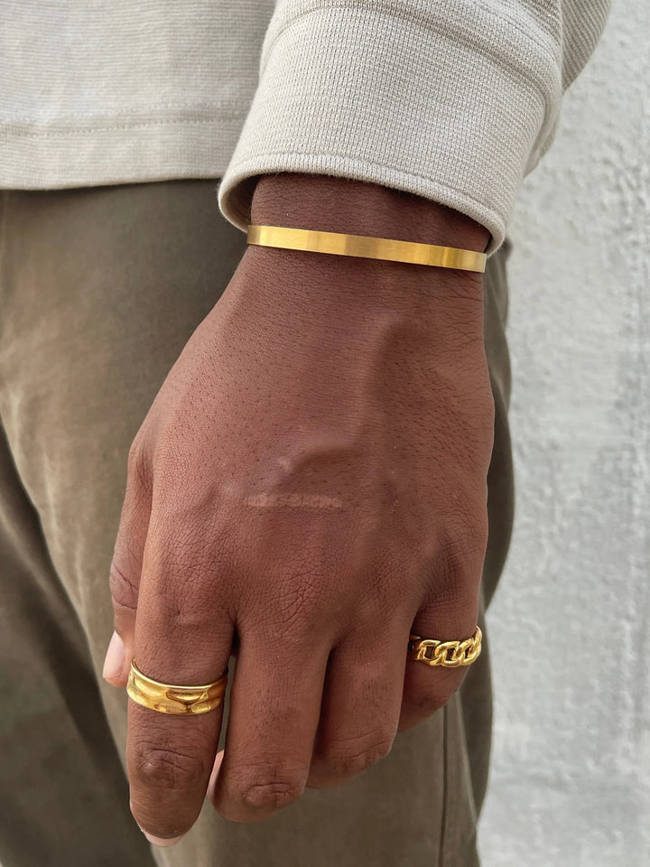 צמיד לגבר -UNISIZE CUFF | GOLD