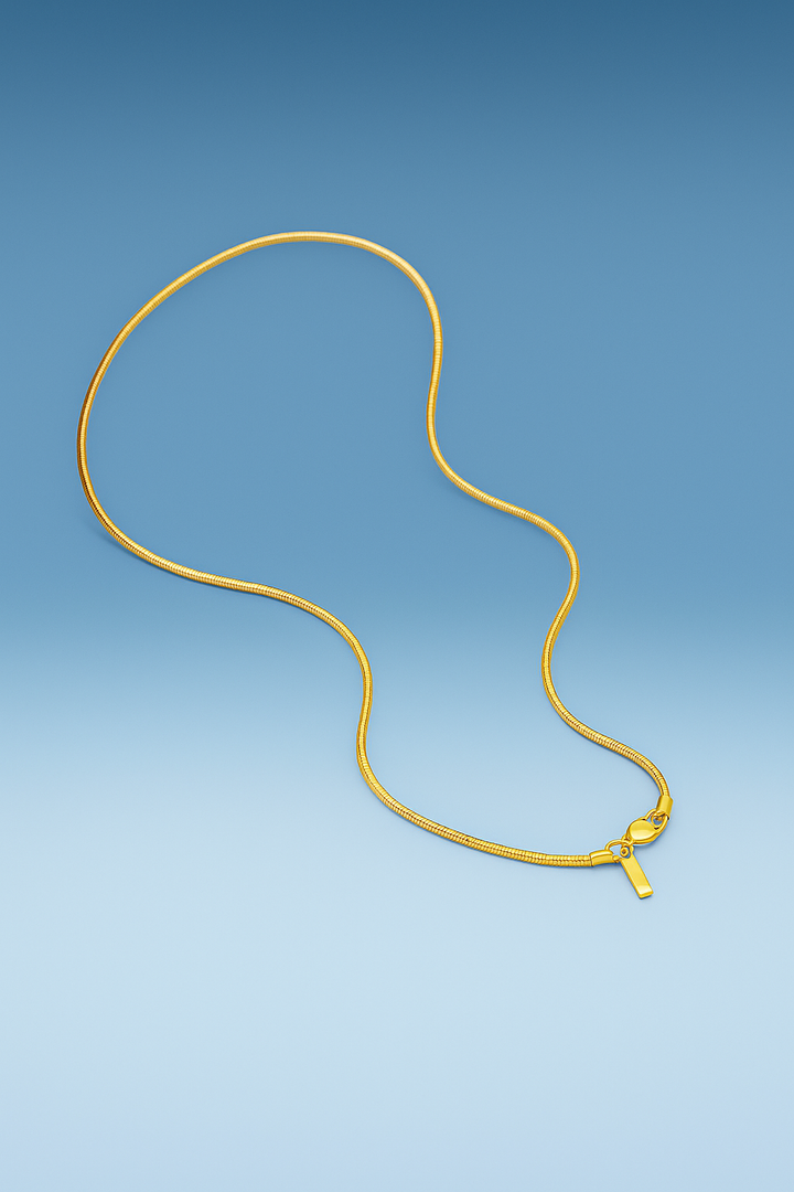 שרשרת לגבר - SNAKE | GOLD