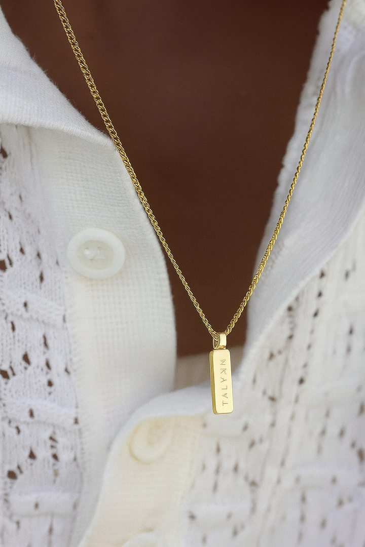 שרשרת לגבר - MINIMAL PENDANT NECKLACE