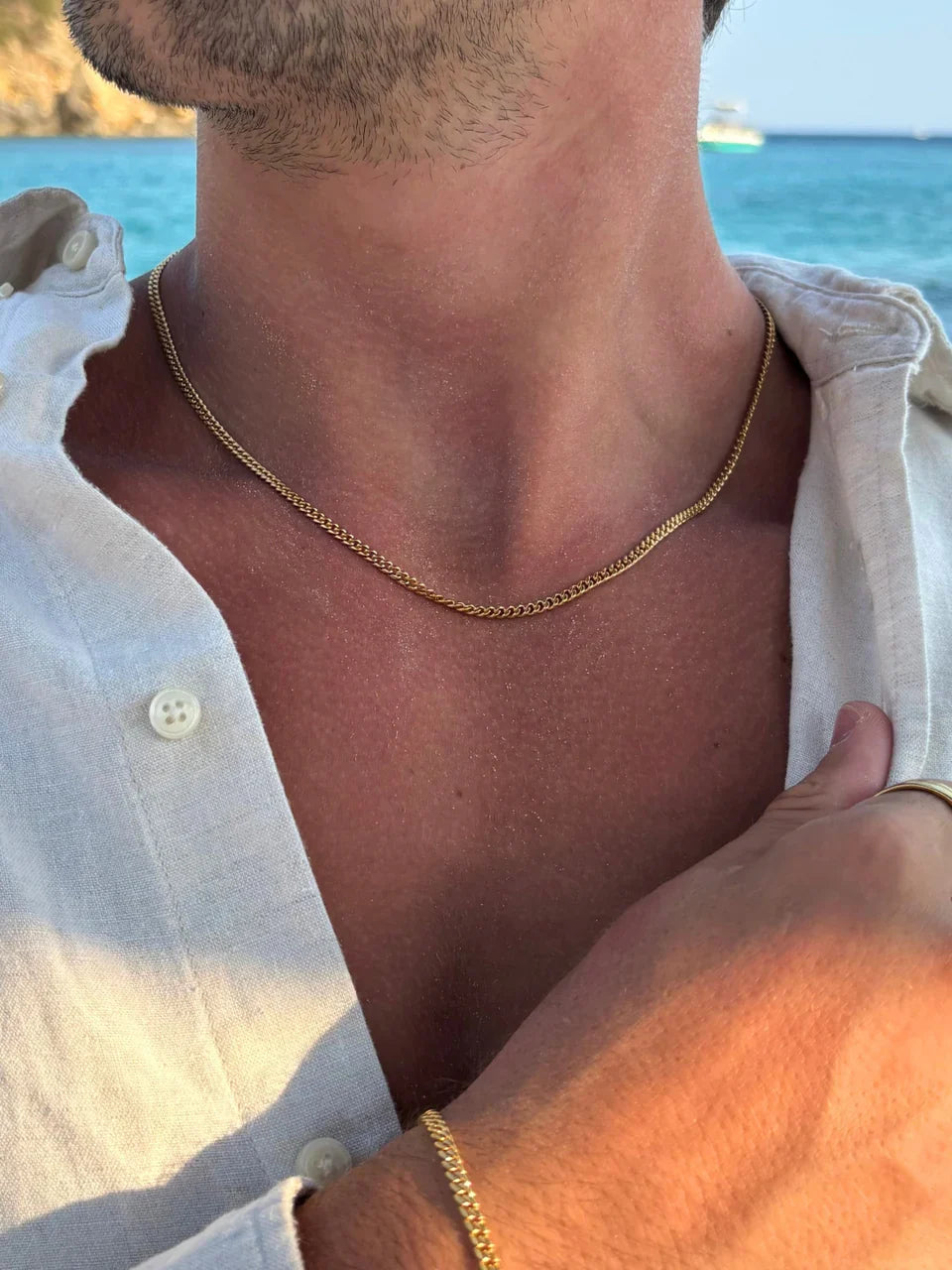 שרשרת לגבר - CUBAN NECKLACE