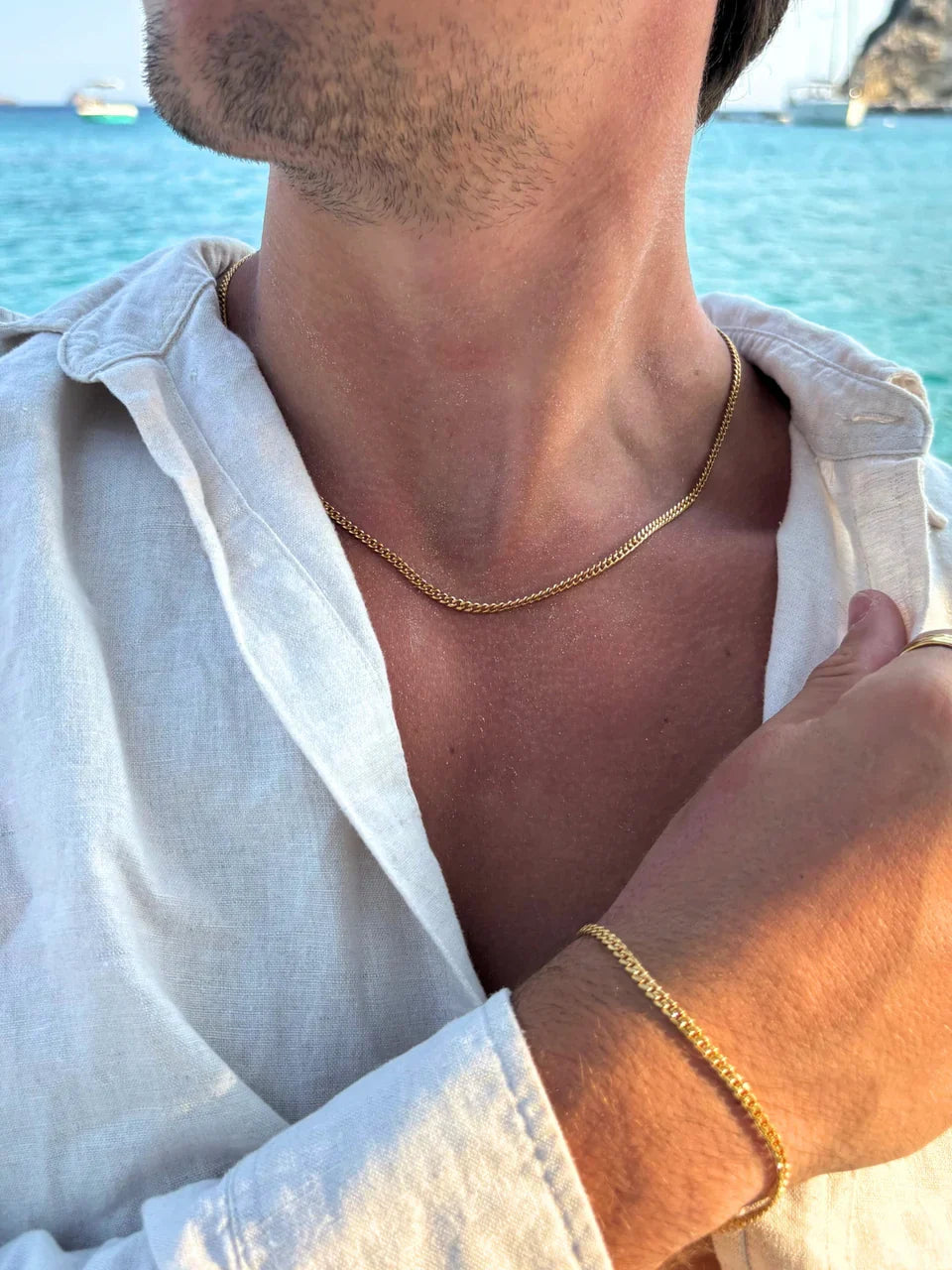 שרשרת לגבר - CUBAN NECKLACE