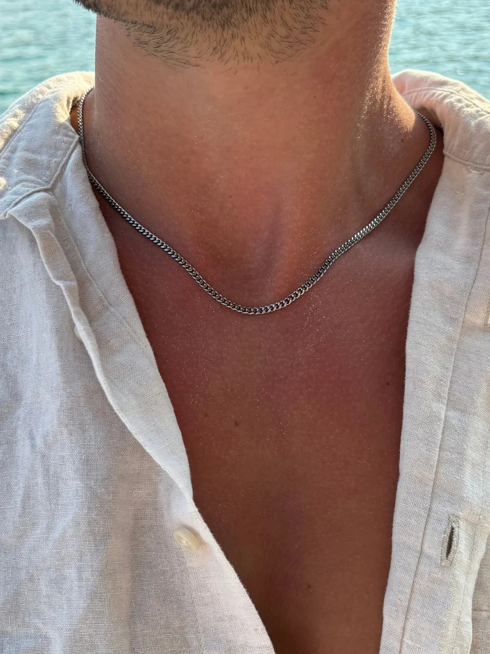 שרשרת לגבר - CUBAN NECKLACE