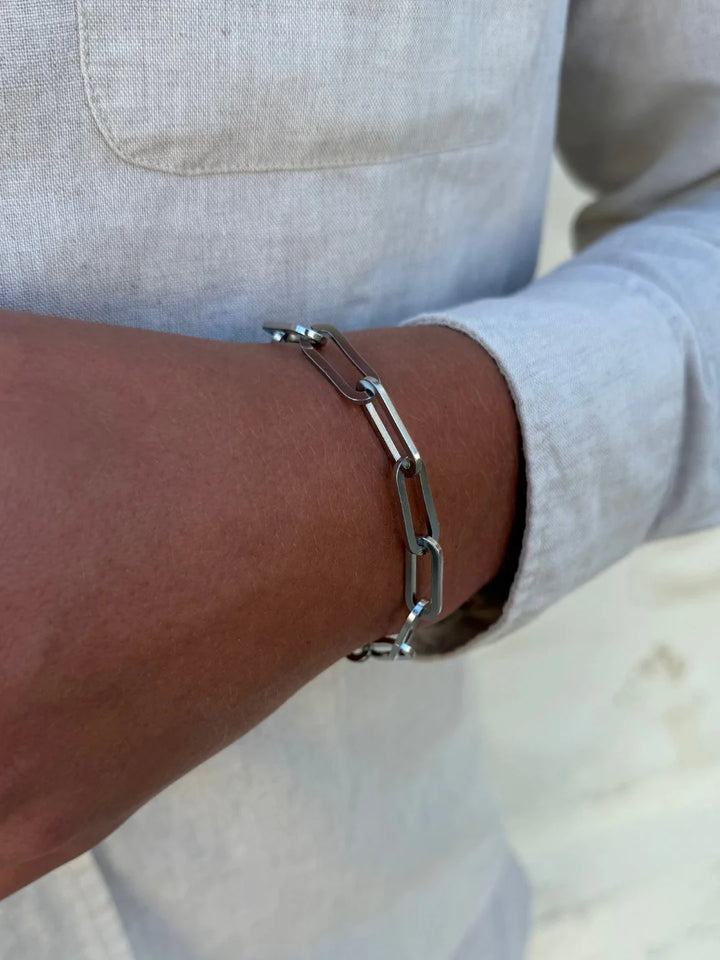 צמיד לגברים - BOA BRACELET | SILVER
