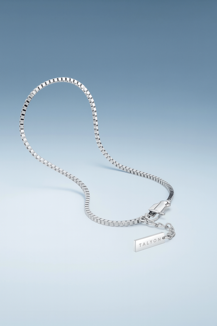צמיד לגבר - BOX CHAIN BRACELET