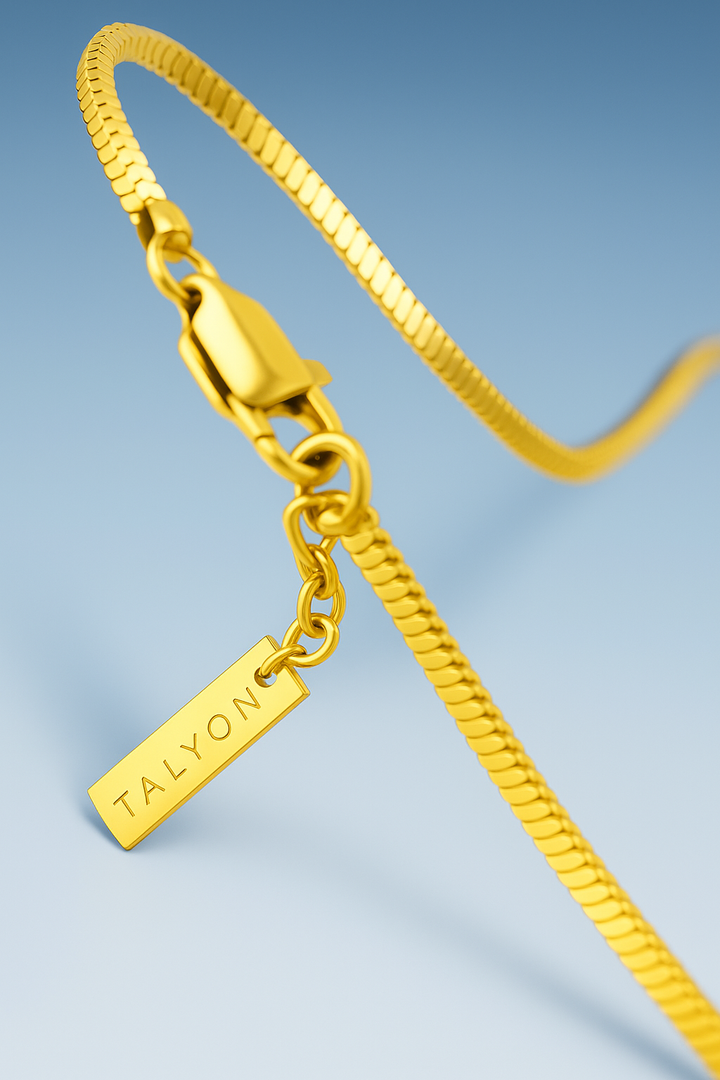 צמיד לגבר - SQUARE BRACELE | GOLD