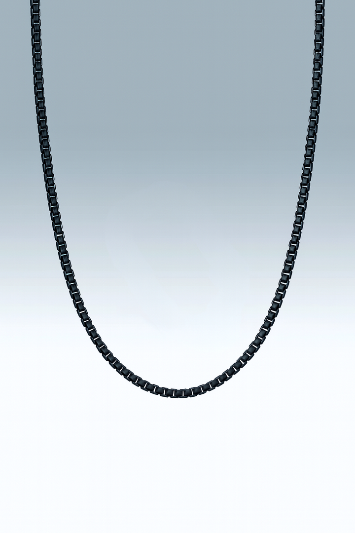 שרשרת לגבר - WHEAT BLACK NECKLACE