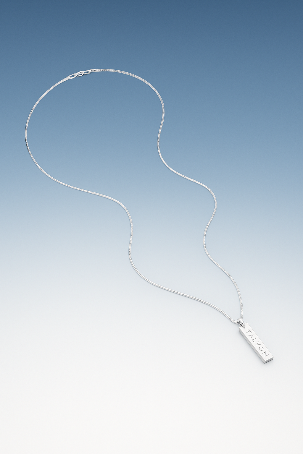 שרשרת לגבר - WIRE PENDANT | SILVER