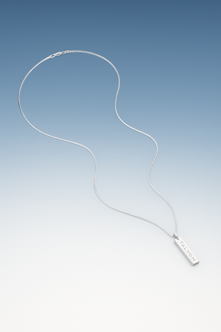שרשרת לגבר - WIRE PENDANT | SILVER