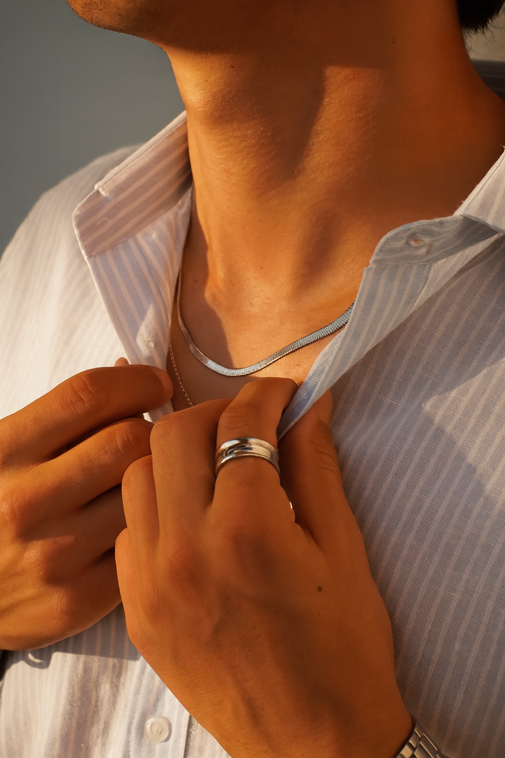 שרשרת לגבר - SNAKE NECKLACE