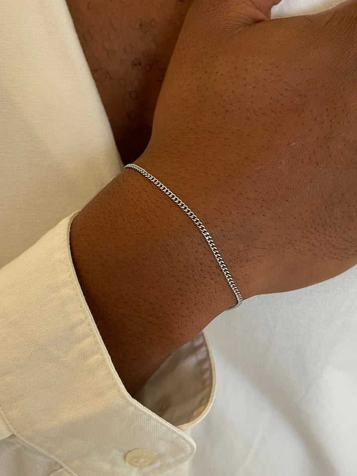 צמיד לגבר - MINIMAL CHAIN | SILVER
