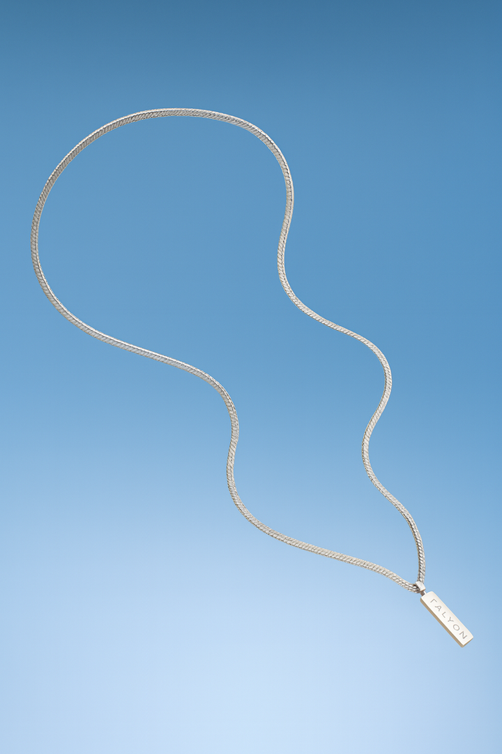 שרשרת לגבר - MINIMAL PENDANT | SILVER