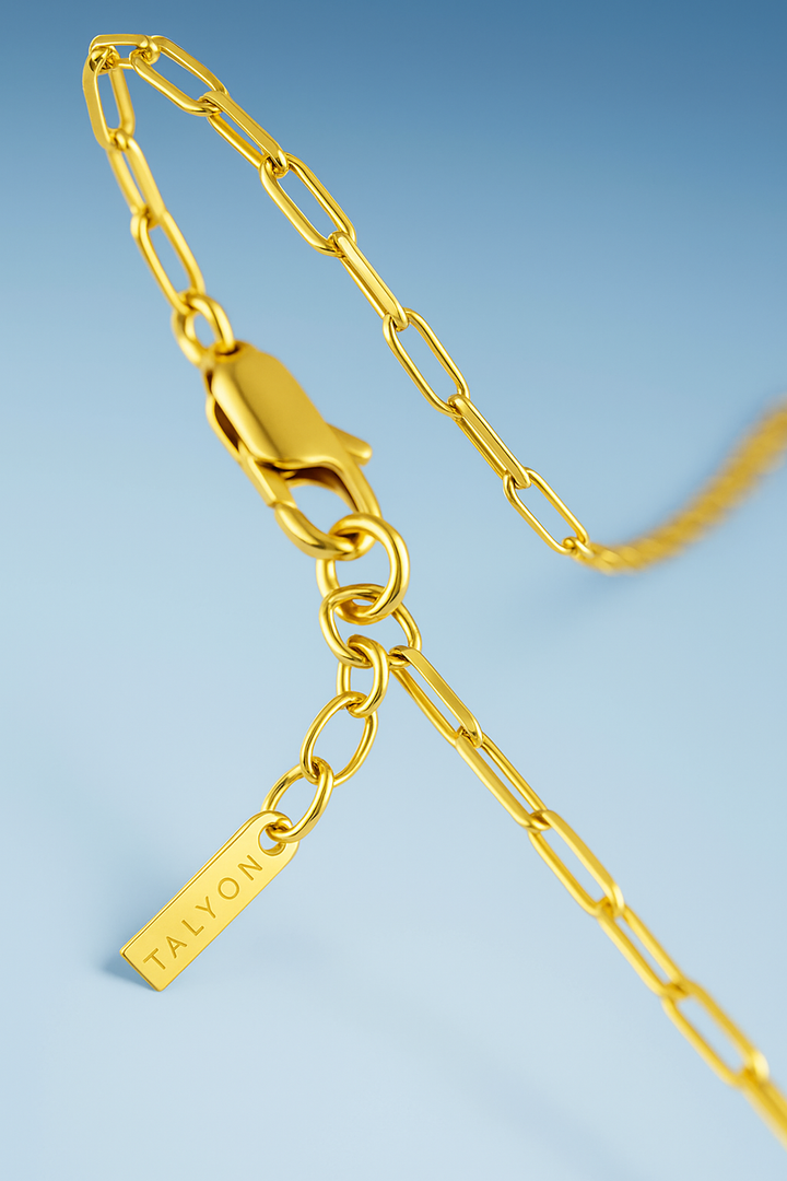 צמיד לגבר - CLIP CHAIN | GOLD