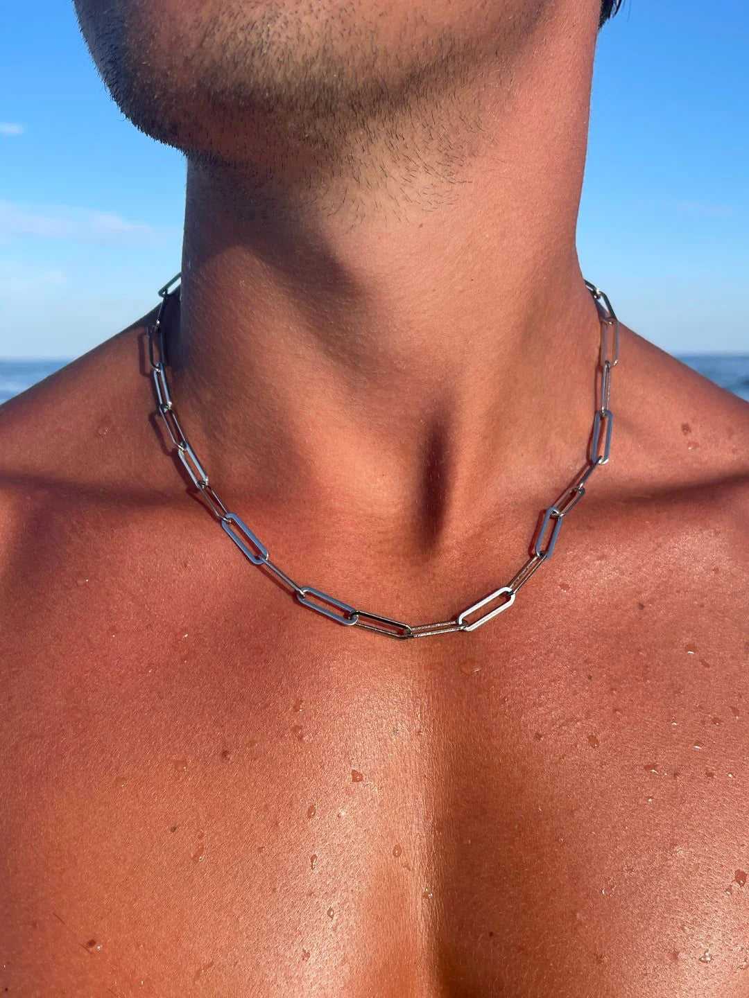 שרשרת לגבר - BOA CHAIN SILVER