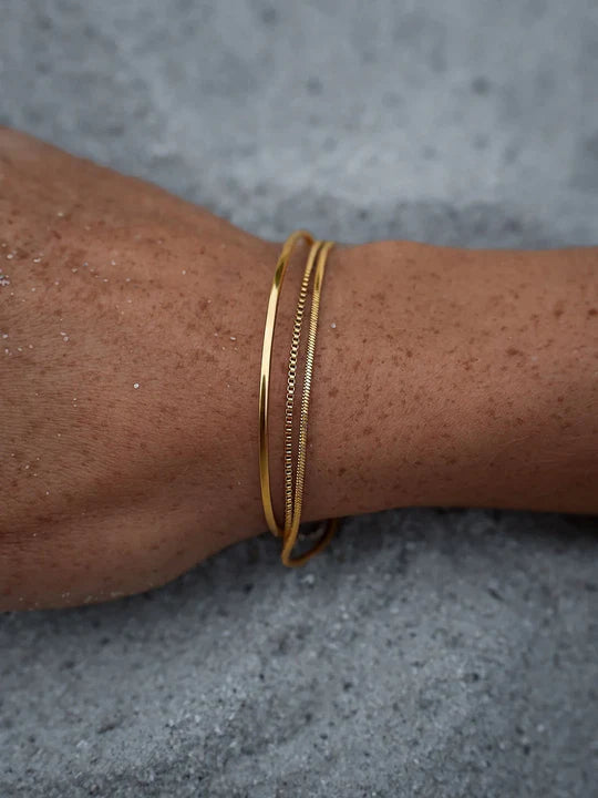 צמיד לאישה - BOX CHAIN BRACELET