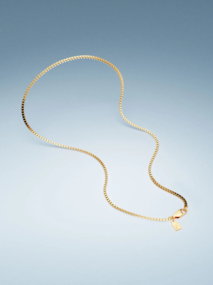 שרשרת לגבר - BOX CHAIN NECKLACE