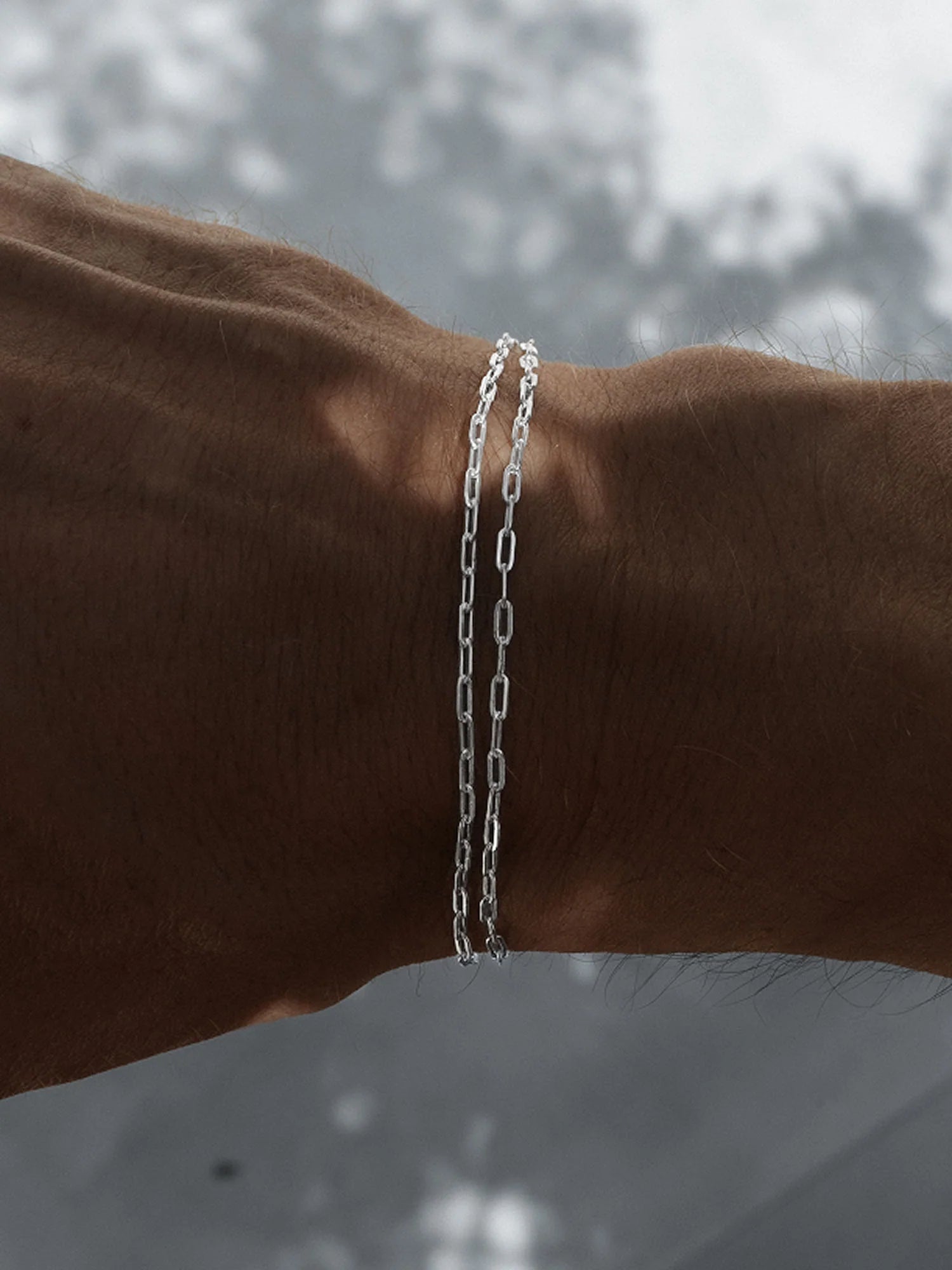 צמיד לגבר - CLIP CHAIN BRACELET