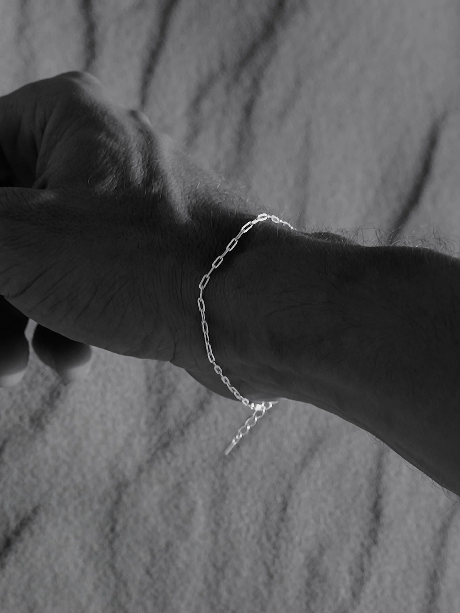 צמיד לגבר - CLIP CHAIN BRACELET
