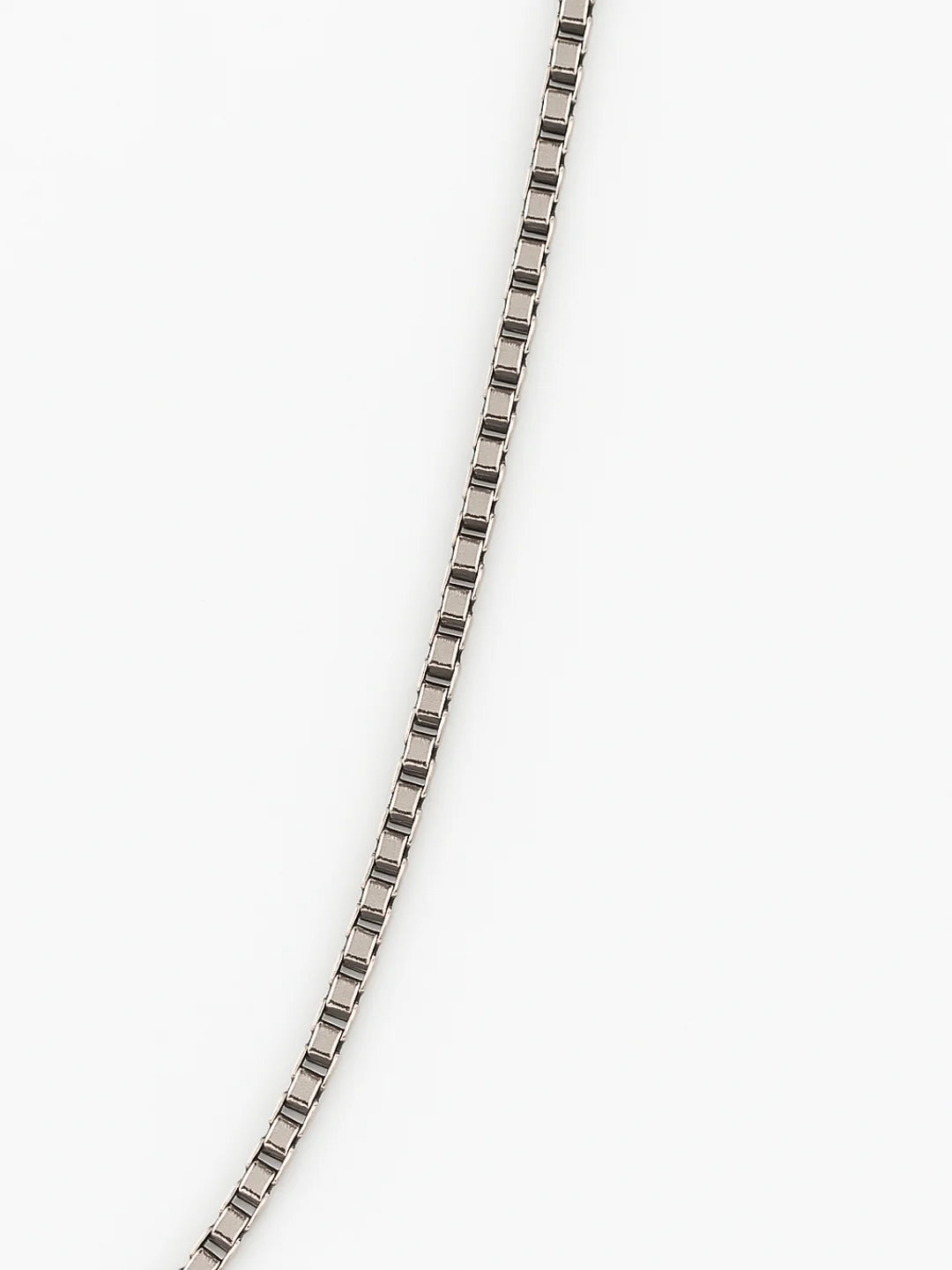 שרשרת לגבר - BOX CHAIN | SILVER