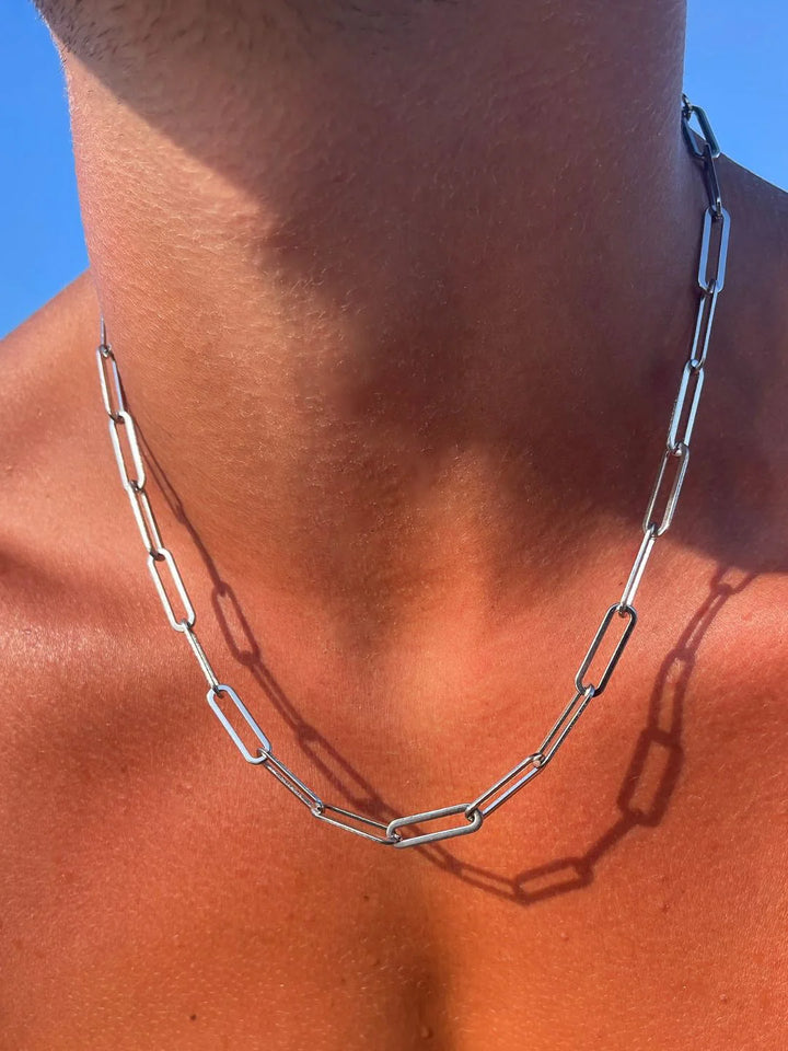 שרשרת לגבר - BOA CHAIN SILVER