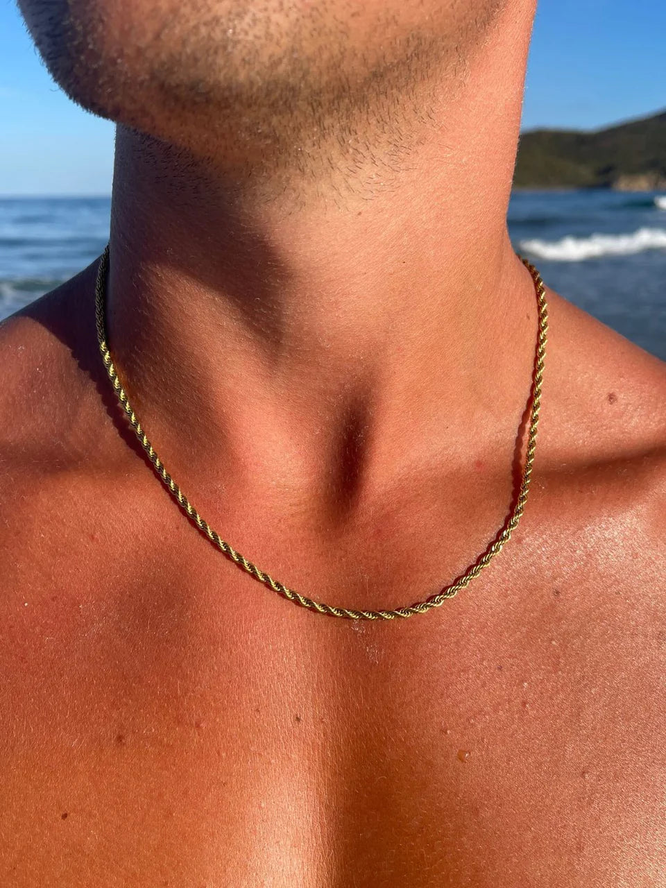 שרשרת לגבר - ROPE NECKLACE