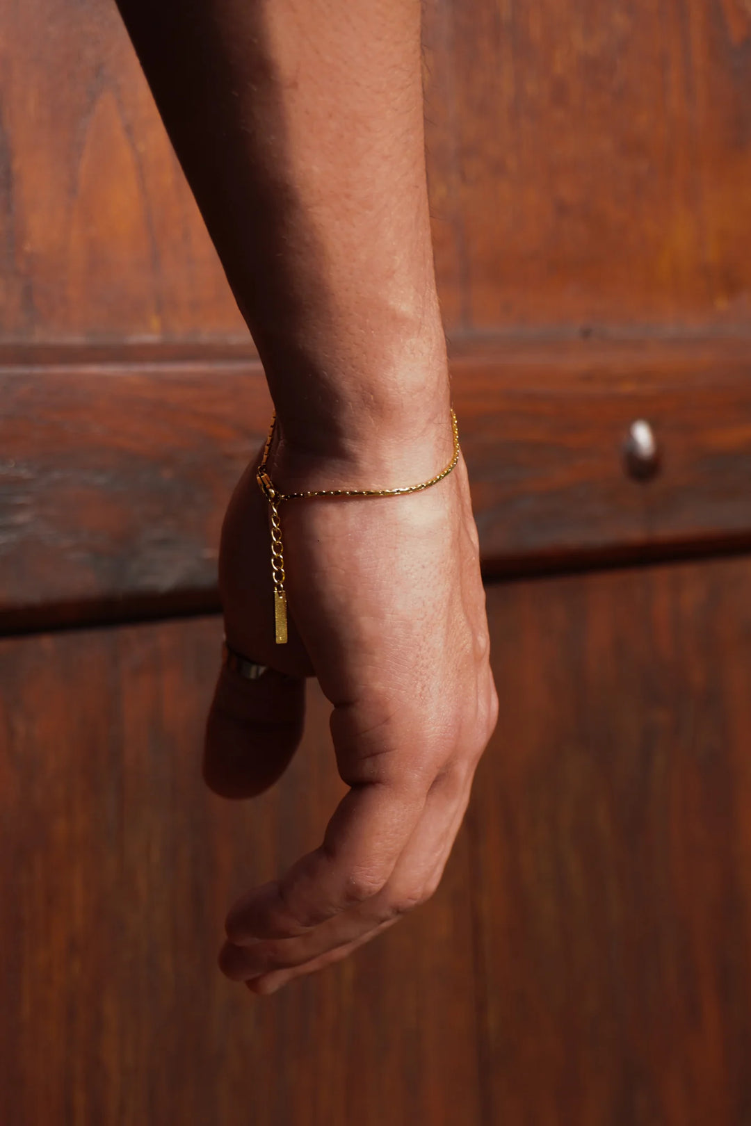 צמיד לגבר - WIRE CHAIN BRACELET