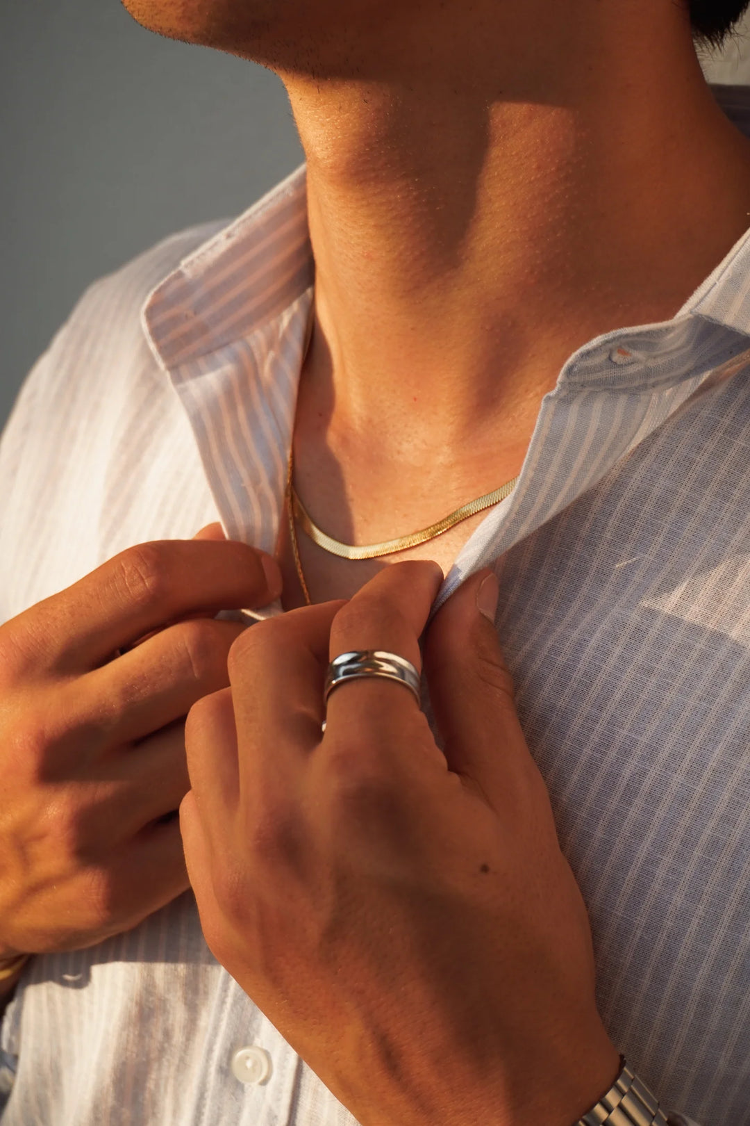 שרשרת לגבר - SNAKE NECKLACE