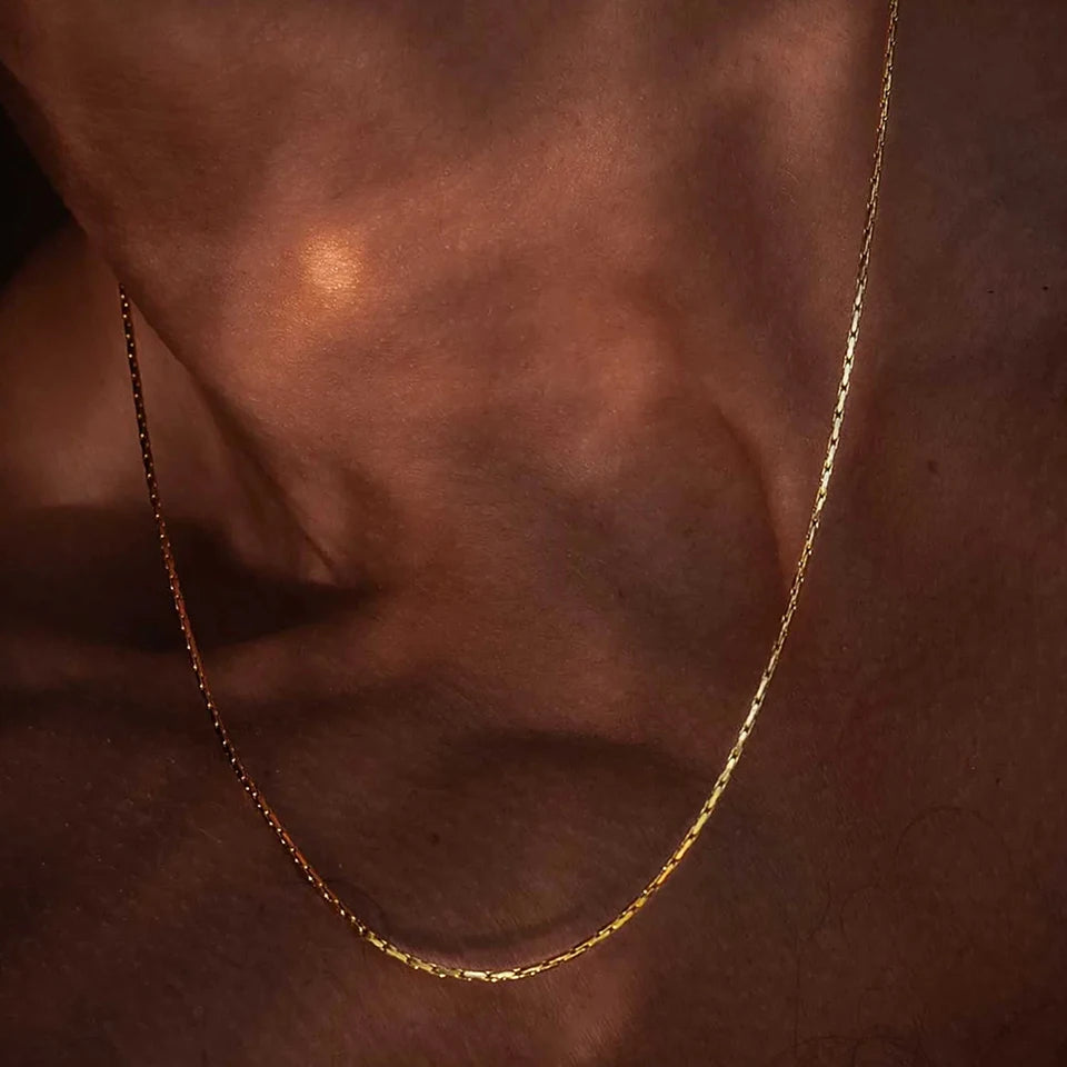 שרשרת לגבר - WIRE CHAIN | GOLD