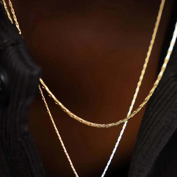 שרשרת לגבר - WIRE CHAIN | GOLD