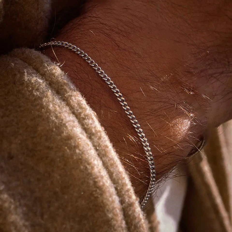 צמיד לגבר - MINIMAL CHAIN BRACELET