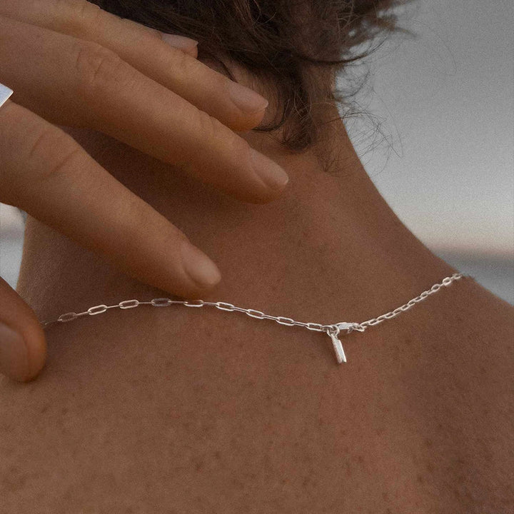 שרשרת לגבר - CLIP CHAIN | SILVER