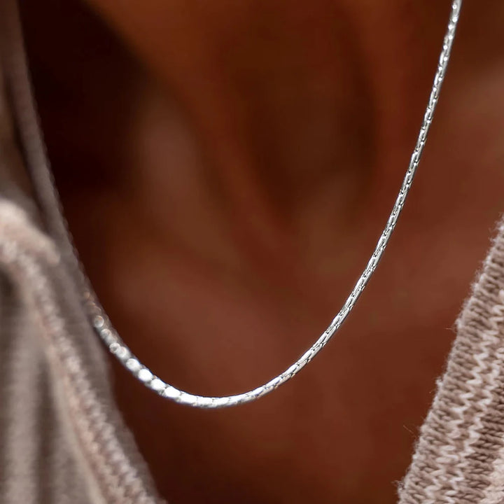 שרשרת לגבר - WIRE CHAIN | SILVER