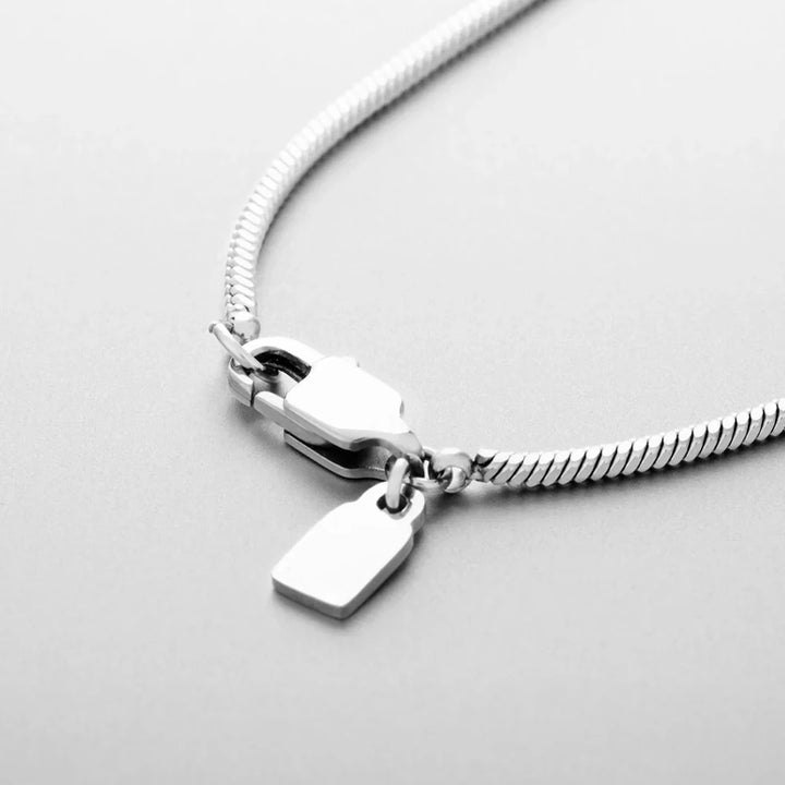 שרשרת לגבר - SQUARE | SILVER