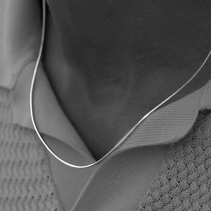 שרשרת לגבר - SNAKE | SILVER