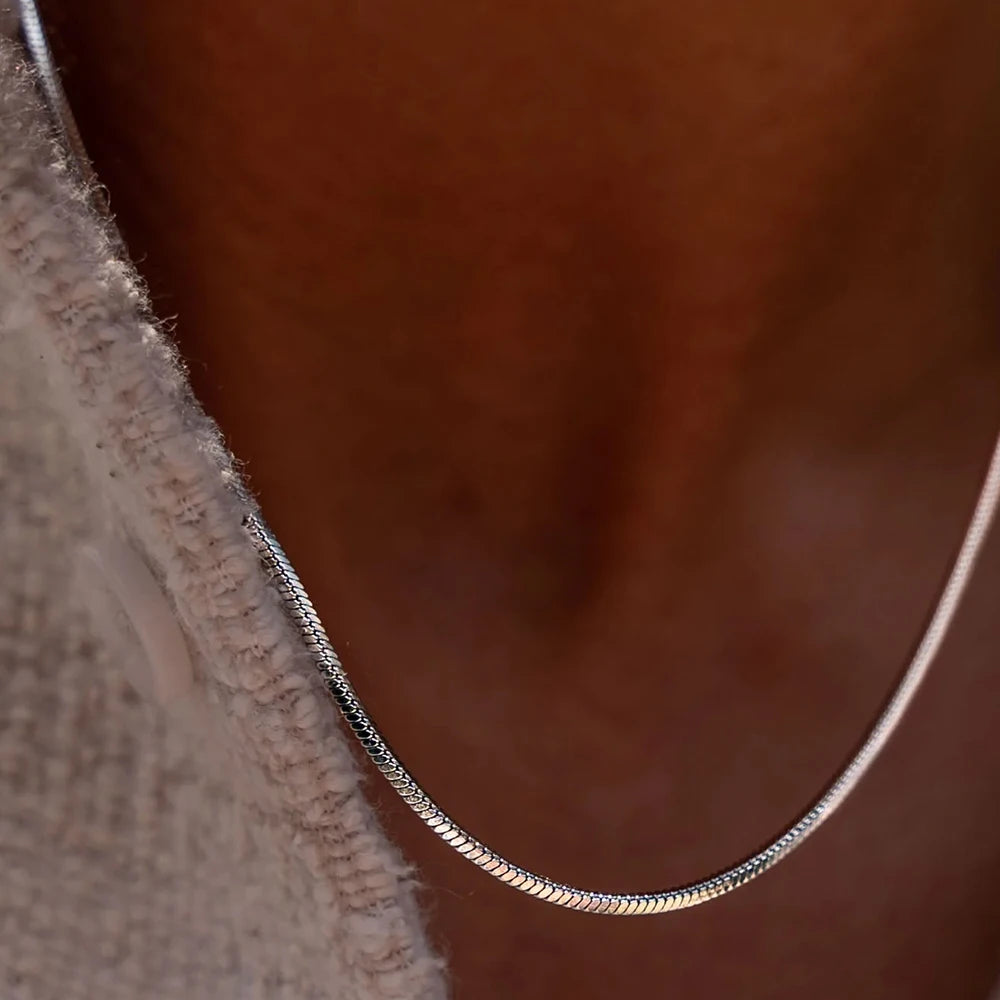 שרשרת לגבר - SQUARE CHAIN NECKLACE