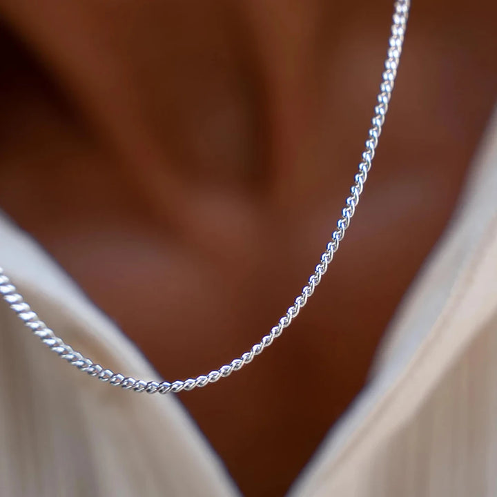 שרשרת לגבר - CUBAN CHAIN | SILVER