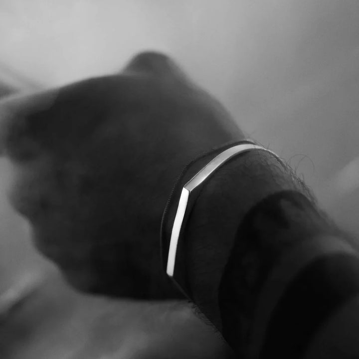 צמיד לגבר - UNISIZE SIGNET TROPEZ CUFF