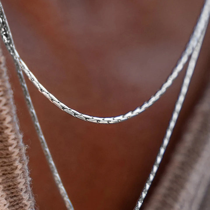 שרשרת לגבר - WIRE CHAIN | SILVER