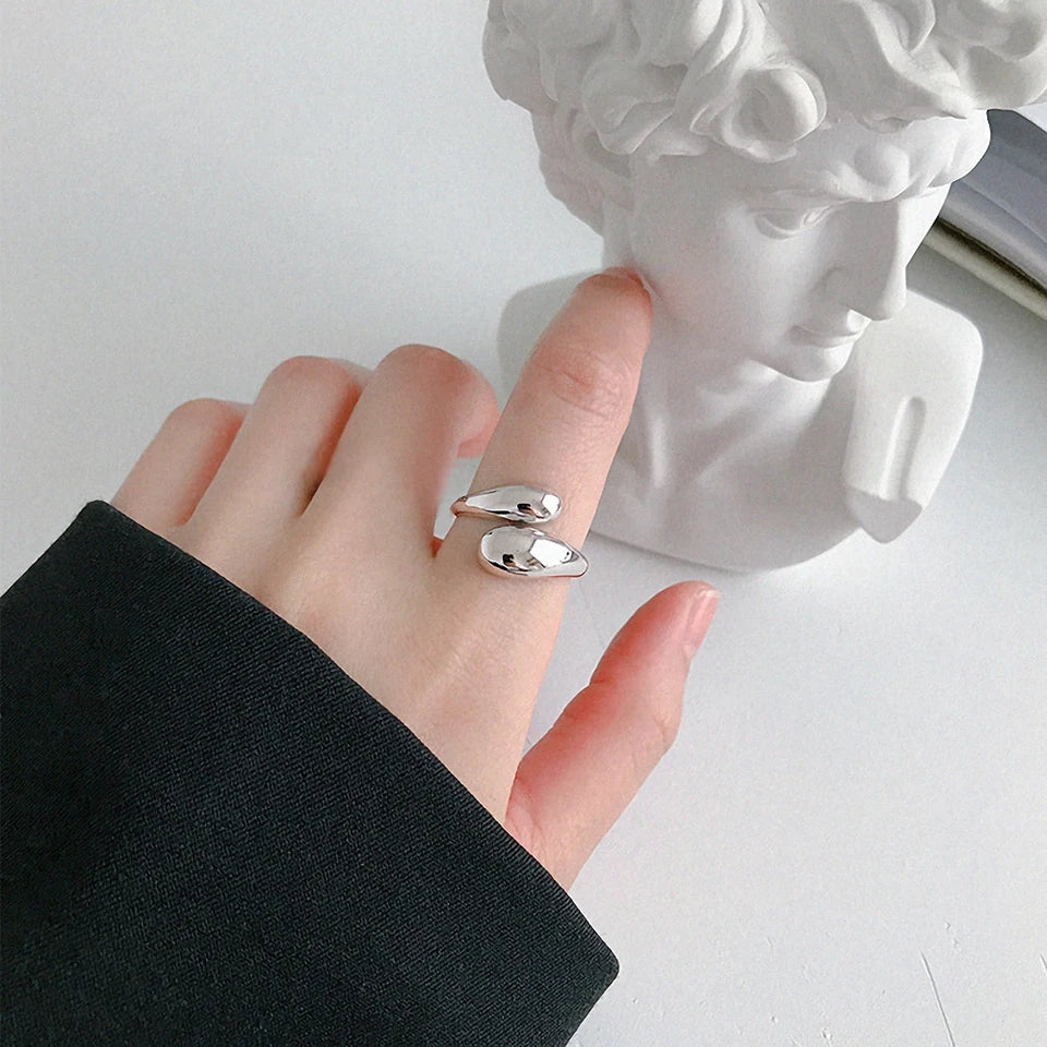 טבעת לאישה - GLOSSY | SILVER