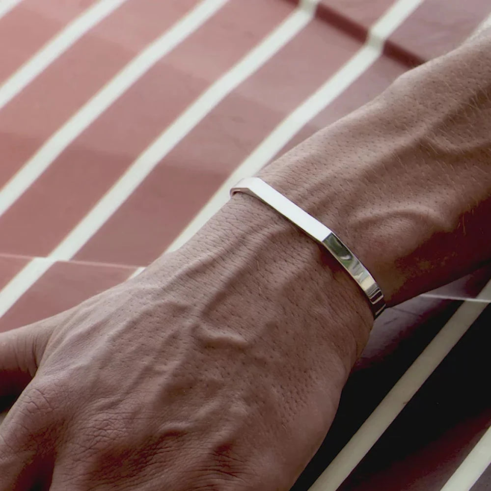 צמיד לגבר - UNISIZE SIGNET TROPEZ CUFF