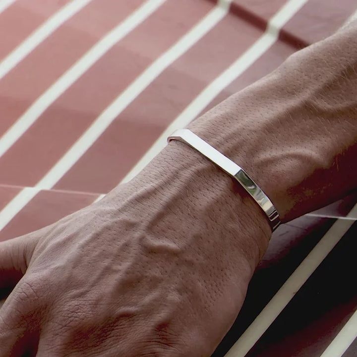 צמיד לגבר - UNISIZE SIGNET TROPEZ CUFF