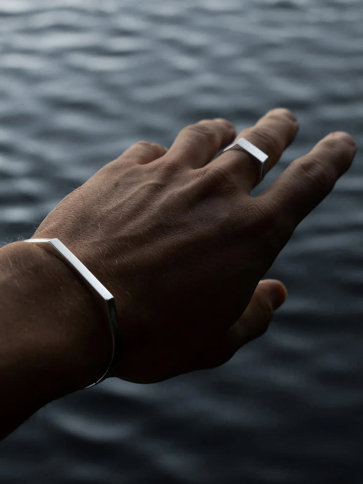 צמיד לגבר - UNISIZE SIGNET TROPEZ CUFF
