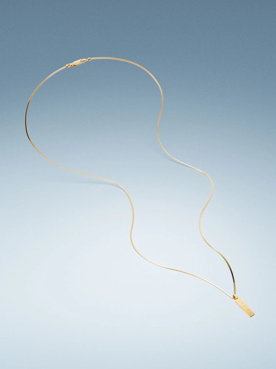 שרשרת לגבר - SQUARE PENDANT NECKLACE